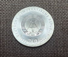 NRD 20 marek 1989 Thomas Müntzer połysk stemplowy srebro 625