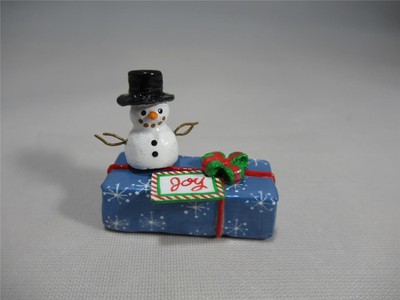 Wee Forest Folk Ltd Ed Gift with Snowman - Christmas Accessory New In WFF Box