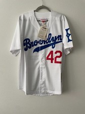 Vintage Jackie Robinson Brooklyn Dodgers Men's Home White with blue