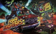 Foo Fighters Pinball Translite! Brand New From Stern Pinball