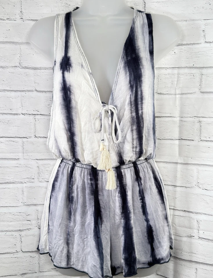 Mameluco de piscina Becca Tide cubierta blanco marino talla pequeña nuevo con etiquetas precio de venta sugerido por el fabricante 68 USD Foto 4 de 4