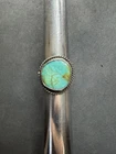 6.8g VTG Navajo Sterling Silver 925 Turquoise Ring Size 9.5 Jewelry Lot A