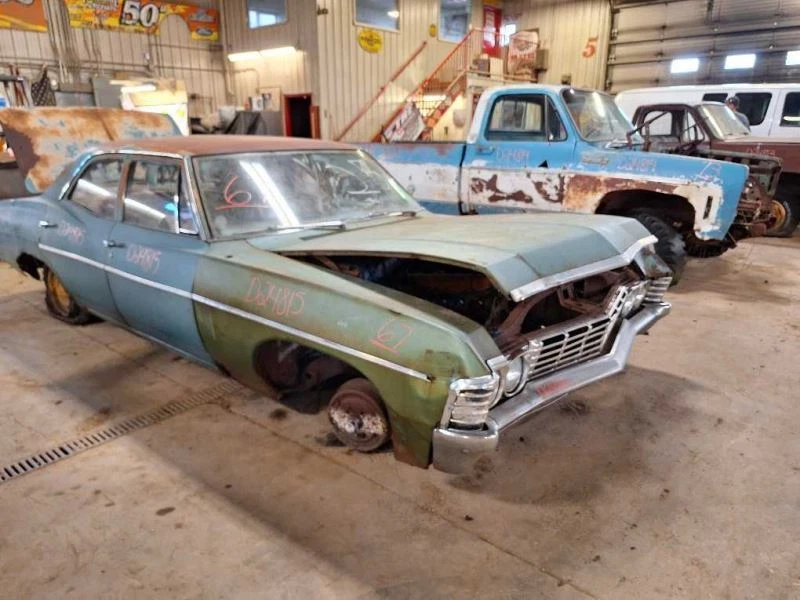 Bisagra del capó izquierdo del conductor compatible con Bel Air 1098817 1967 Foto 3 de 4