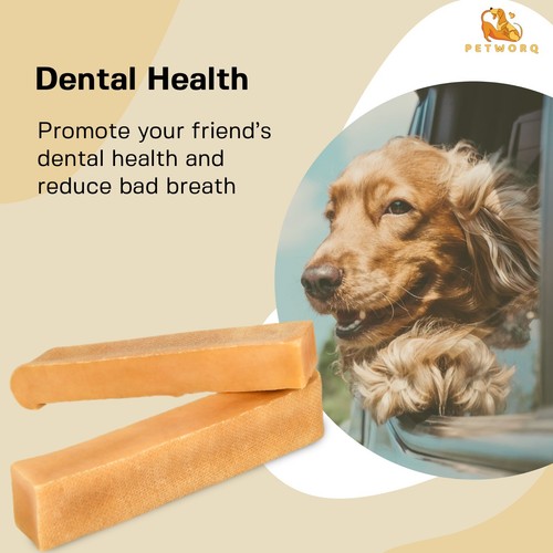 100% GENUINO Himalaya Perro Masticable Extra Grande XL Tratar Hueso Queso Yak Masticable - Imagen 8 de 12