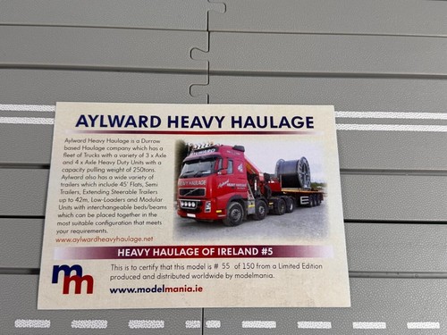 WSI truck models, Volvo FH2 8X4+Palfinger-3 Axle Flatbed-Swap Body , AYLWARD - Picture 15 of 19