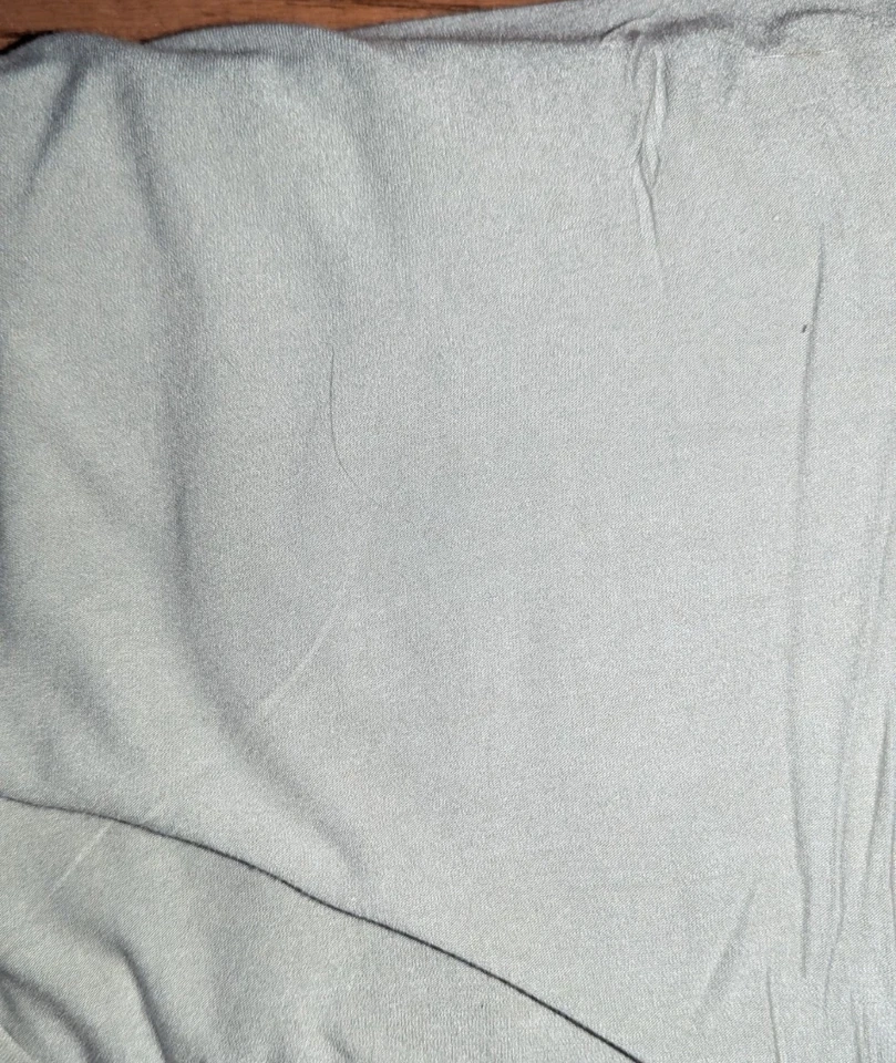 Fine Knit 4 way Stretch Celery Gray Shimmer Cotton Blend Fabric 5+ Yds x 60"W Pc - Image 3 of 4