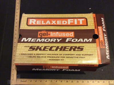 May Skechers Relaxed Fit gel-infused Memory Foam Brown 64620 Rilar 11D