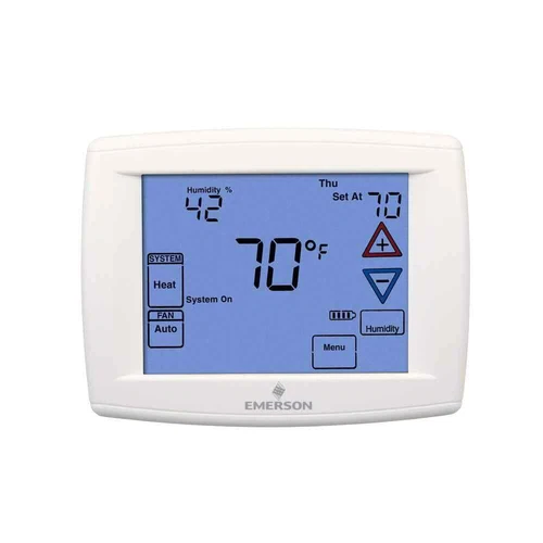 90 Series Blue, 7 Day Programmable, Univeral (4H/2C) Touchscreen Thermostat with