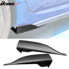 Universal V2 Style Endcaps Add On For Side Skirt Extensions PP Rocker Panel Pair