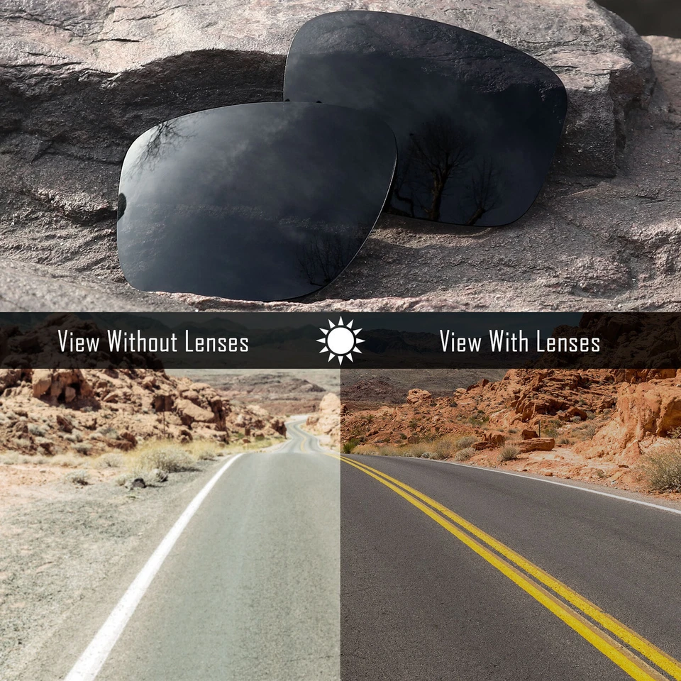 Lentes de repuesto polarizadas antiarañazos para Oakley Gascan OO9014 opciones Foto 3 de 4