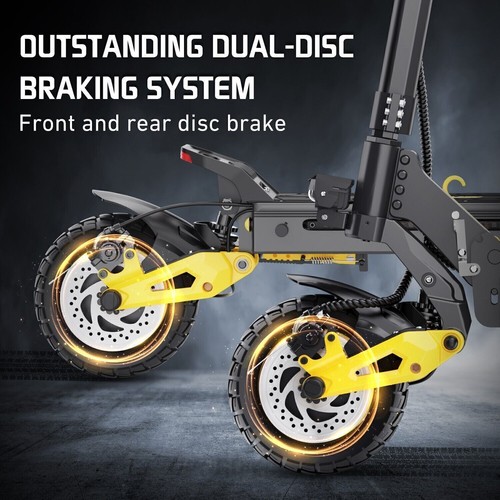 Electric Scooter Dual SUSPENSION & BRAKES 15MPH 10'' Folding For Adult E-Scooter - Picture 9 of 24