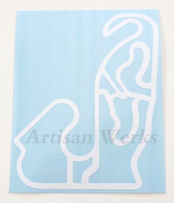 Nevada Spring Mountain Raceway FULL CONFIG Track Map Vinyl Decal Sticker Racing