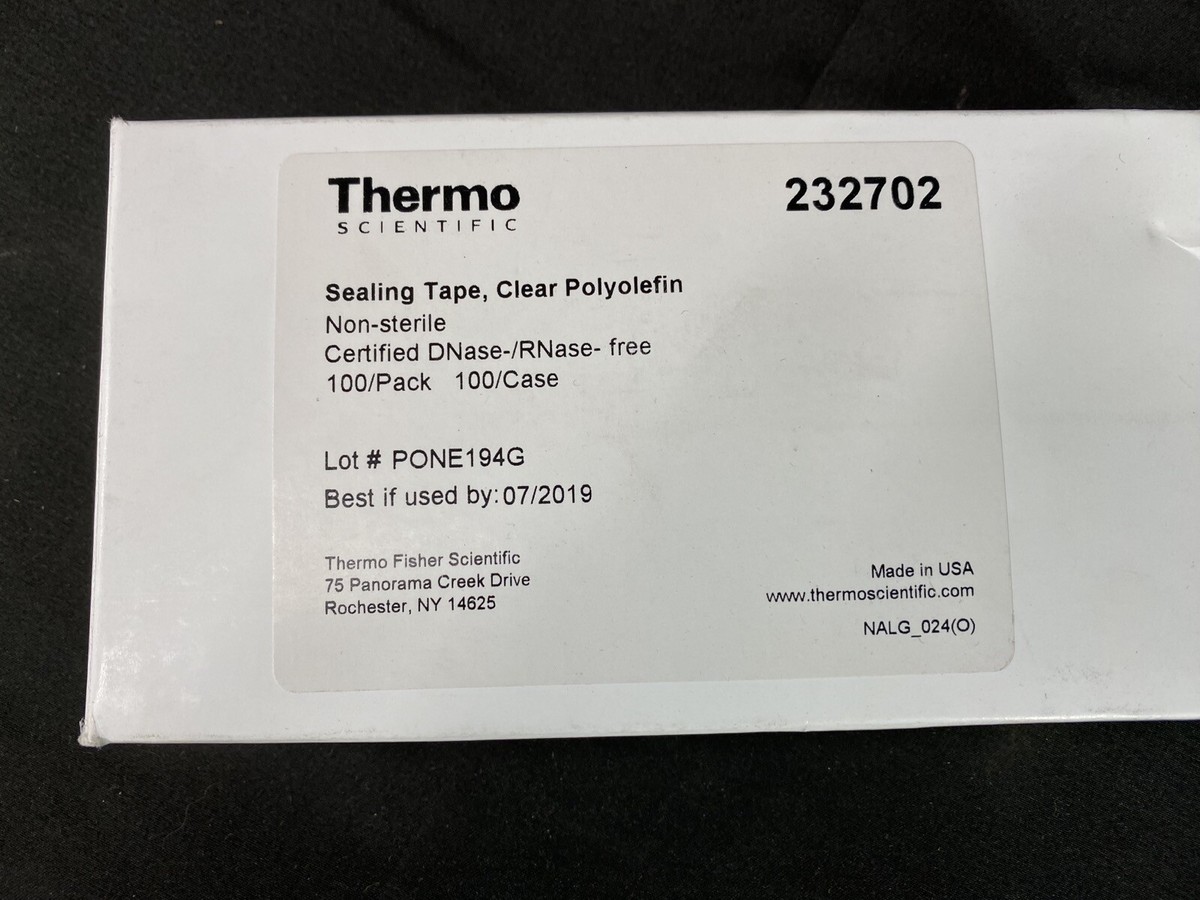 ずんだページ THERMO SCIENTIFIC Polyolefin Clear Nunc Sealing Tape 232702 (100