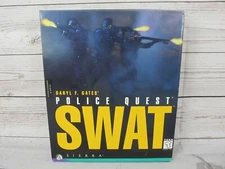 POLICE QUEST SWAT 1995 SIERRA ON-LINE PC COMPUTER GAME BIG BOX CD-ROM COMPLETE