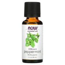 Now Foods 100 Peppermint Oil, 1 Fl Oz Pack of 2