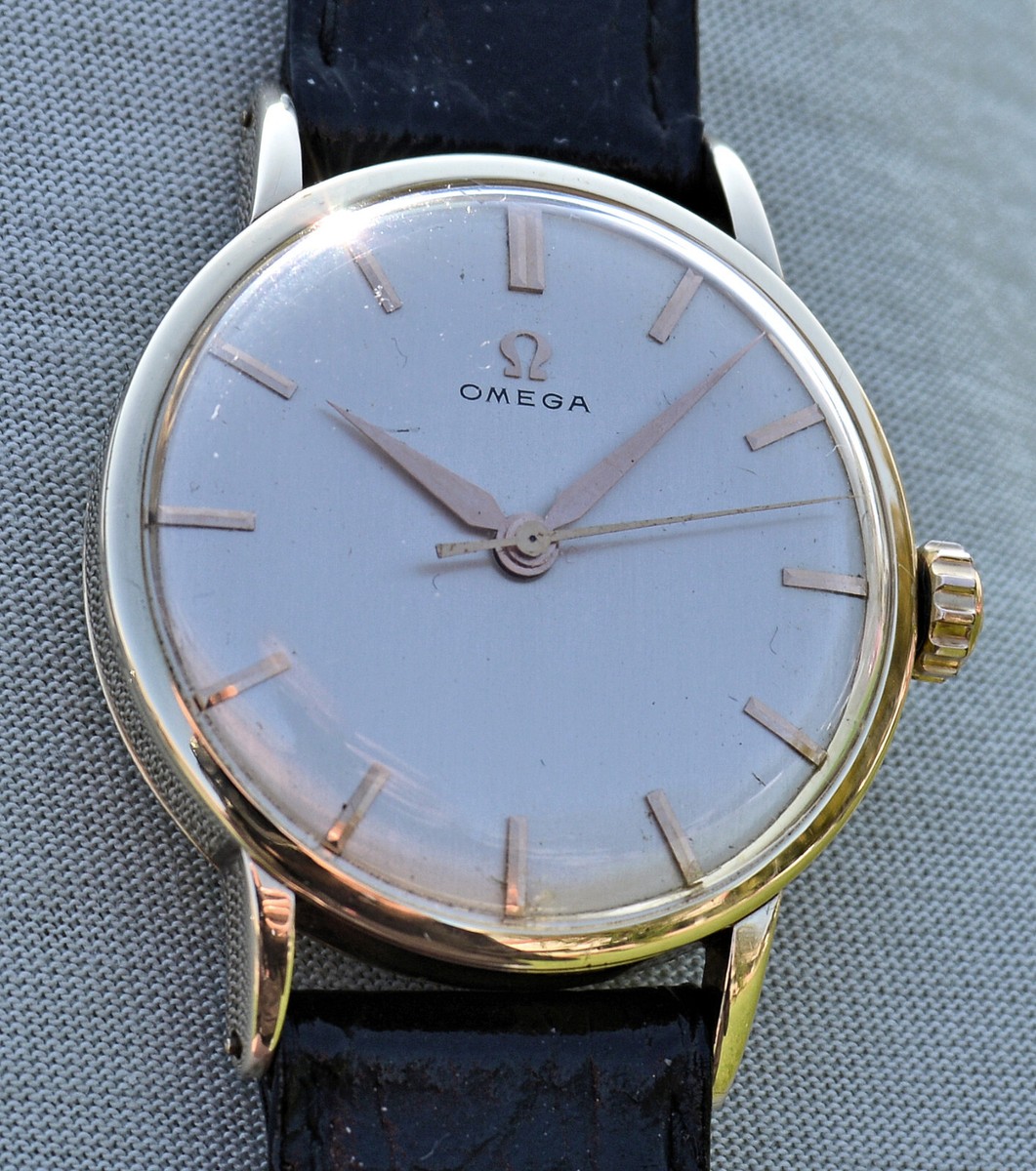 Omega Watch 1959 Gold 14kt Cal. 285 Manual Wind with Rare Omega Watch 1959 Gold 14kt Cal. 285 Manual Wind with Rare