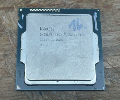 Prozessor CPU Intel Xeon E3-1220V3 SR 154 3.10 GHz