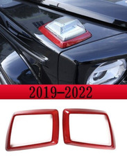 Passend für Mercedes Benz G Klasse W463 19-22 echt Carbon Blinker Cover Rot Passend für Mercedes Benz G Klasse W463 19-22 echt Carbon Blinker Cover Rot