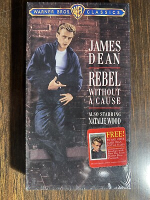 Rebel Without A Cause (VHS 1996) 1955 Classic James Dean Natalie Wood Drama NOS