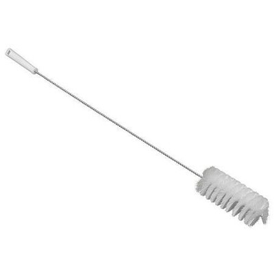 Vikan 53835 Tube And Valve Brush, Medium, 4 3/4 In L Handle, 6 1/4 In L Brush,