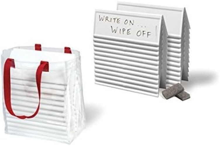 Trainers Warehouse 24 Reusable Dry-Erase Name Tents 11