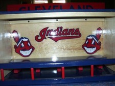 Cleveland Indians Bobble head display case shipped dis-assembled customed made
