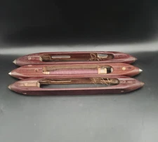 Draper TruMold Weaving Loom Boat Shuttle (1 w/ bobbin) Tru-Loc Wood Set of 3