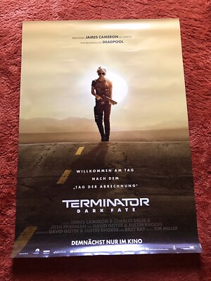 Terminator - Dark Fate Kinoplakat Poster A1, Arnold Schwarzenegger, L. Hamilton