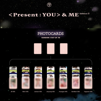 GOT7 - PRESENT : YOU & ME PHOTO CARD | eBay