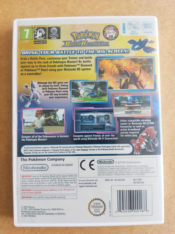 Pokémon: Battle Revolution | Nintendo Wii | PAL UK | CIB - Image 2 of 4