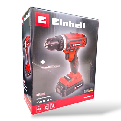 Einhell TC-AS 18 Li/2 Kit - Akkuschrauber mit Akku und Ladegerät/