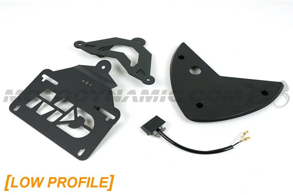 Kit eliminador Fender cauda arrumada perfil baixo dobrado para 2010-2014 BMW S1000RR HP4 - Imagem 2 de 4
