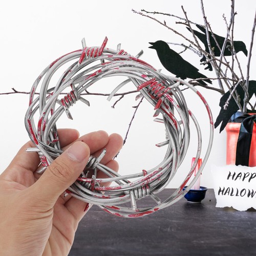 Wire Chain Props Home Party Barbed Wires Decor Halloween Decoration - Picture 4 of 12