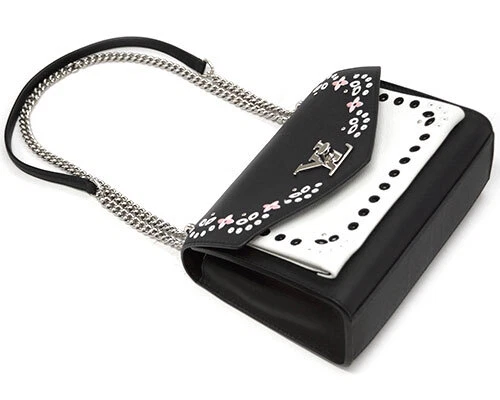 LOUIS VUITTON M53954 My Rock Me BB Black x White Chain Shoulder  