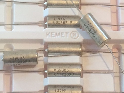 KEMET BESTE QUALITÄT MASSIVER TANTAL AXIALKONDENSATOR ALLE WERTE DROPDOWN-LISTE - Bild 2 von 3