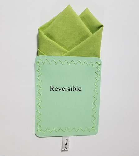 Pañuelo cuadrado de bolsillo preplegado 100 % algodón - 2 puntos reversible - Imagen 34 de 216