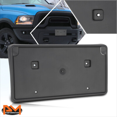 For 13-21 Ram 1500 Classic Front Bumper License Plate Mounting Bracket Holder