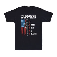 I Don't Need A Reason Shirt Pro Gun Rights 2nd Amendment Own A Gun Men's T-Shirt