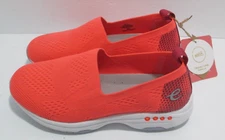 NWT EASY SPIRIT Womens 6W Travel Time Slip-On Shoes Orange