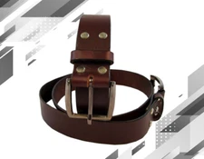 MENS LEATHER BUSINESS WOMEN BELTS SIZE 32 34 36 38 40 WORK WEAR HAND CRAFTED