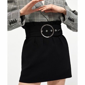 Zara Studio Black Belted Buckle Mini 