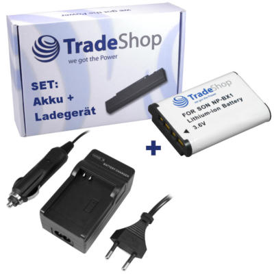 AKKU 1300mAh + LADEGERÄT für Sony Cybershot DSC-RX100mII DSC-RX100m3