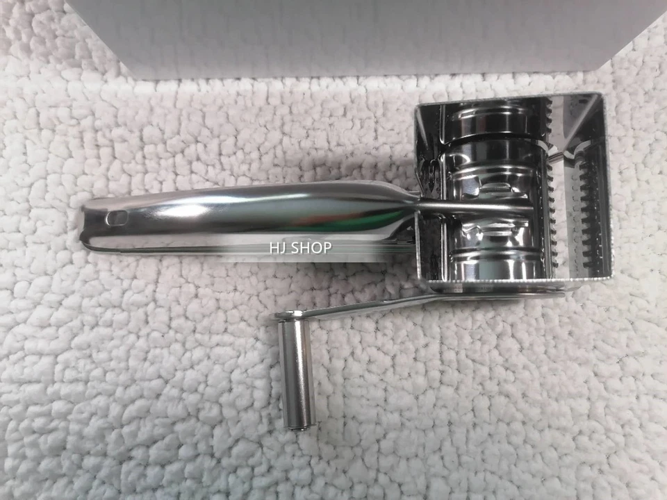 Edelstahl Handkurbel Rotary Käsereibe Ingwer Zerkleinerer Küchenwerkzeug - Bild 4 von 4