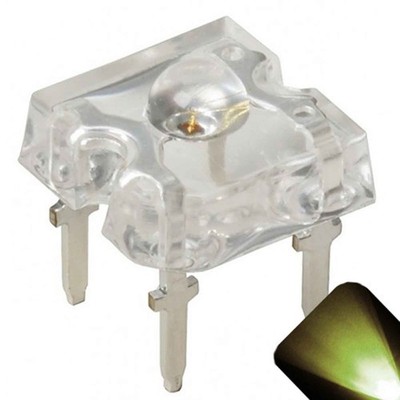 10 x LED 3mm Dome Superflux Warm Soft White Piranha LEDs Sign Lights Super Flux