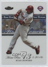2007 Topps Finest Ryan's Finest Moments /459 Ryan Howard #RH-HR13 2k3
