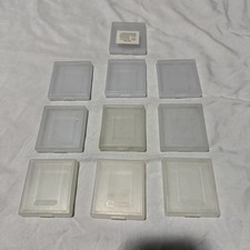 Lot of 10 Nintendo Game Boy Original OEM Clamshell Plastic Game Cases Dust Cover