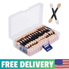 120 Pack Disposable Eyeshadow Brush, Double Ended Sponge Eye Shadow Applicator
