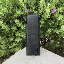 Black Tactical MOLLE Pouch Universal Used Adjustable Magazine Flashlight