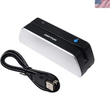 Compact USB & Bluetooth Card Reader Writer MSRX6BT - Versatile Data Transfer