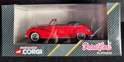 CORGI TOYS ART. 244 DETAIL CARS PLATINUM BMW 502 CABRIOLET HTF DIECAST RED NIB